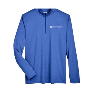 Men's Quarter Zip ACEP Logo - Royal Blue