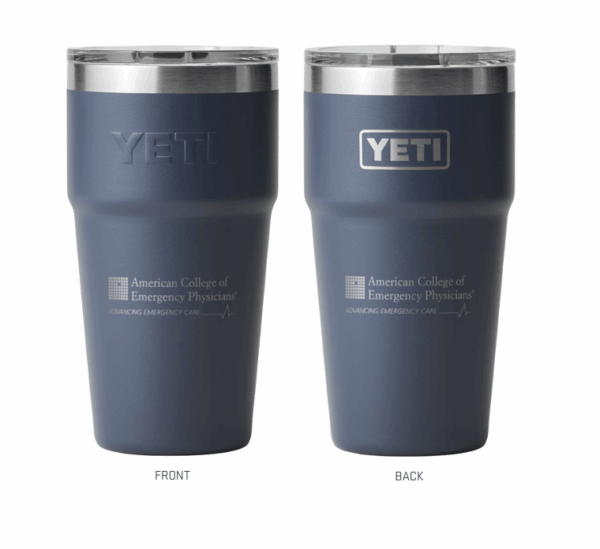 Navy Yeti Tumbler
