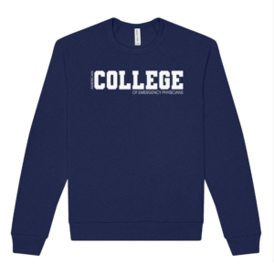 College Sweatshirt - Navy