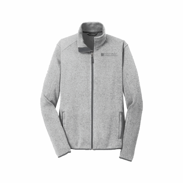 Sweater Fleece Jacket - Grey
