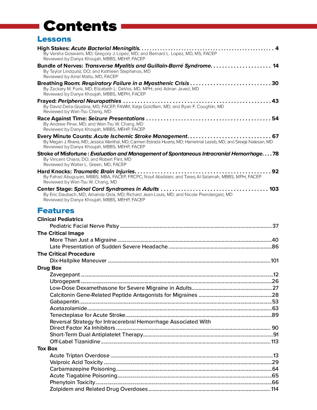 Critical Decisions in Emergency Medicine: Neurologic Disorders Special Edition  - Image 2